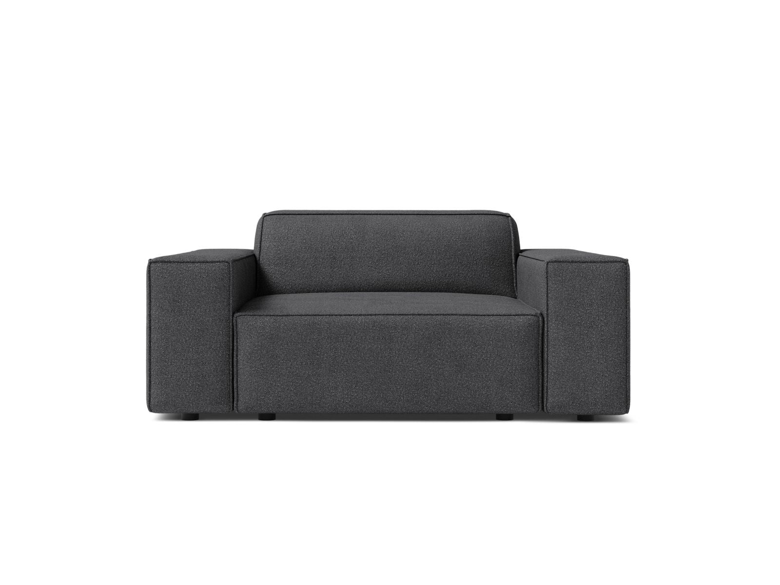 Jodie Sessel in Dark Grey-Baloo präsentiert im Onlineshop von KAQTU Design AG. Sessel ist von Micadoni