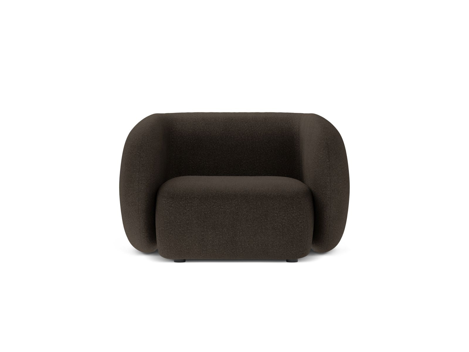 Sessel Kate in Brown-Baloo präsentiert im Onlineshop von KAQTU Design AG. Sessel ist von Micadoni