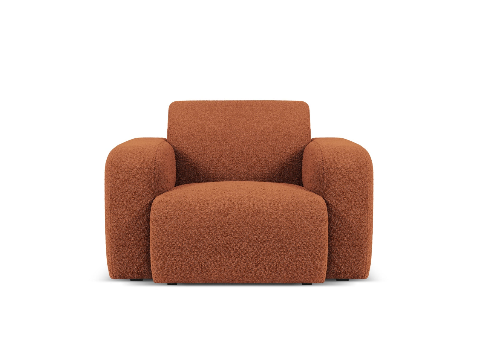 Molino Boucle Sessel 1 Sitz in Terracotta-Baloo präsentiert im Onlineshop von KAQTU Design AG. Sessel ist von Micadoni