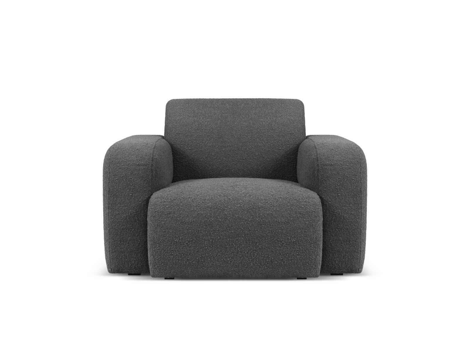 Molino Boucle Sessel 1 Sitz in Dark Grey präsentiert im Onlineshop von KAQTU Design AG. Sessel ist von Micadoni