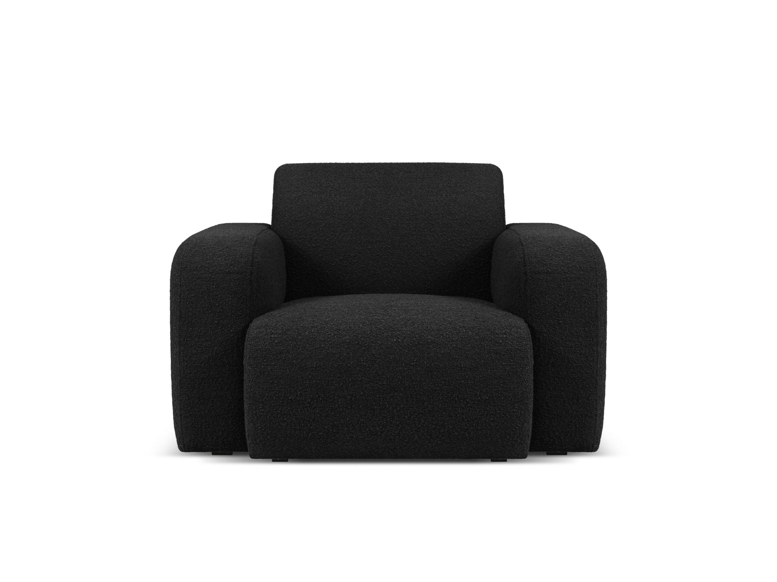 Molino Boucle Sessel 1 Sitz in Black präsentiert im Onlineshop von KAQTU Design AG. Sessel ist von Micadoni