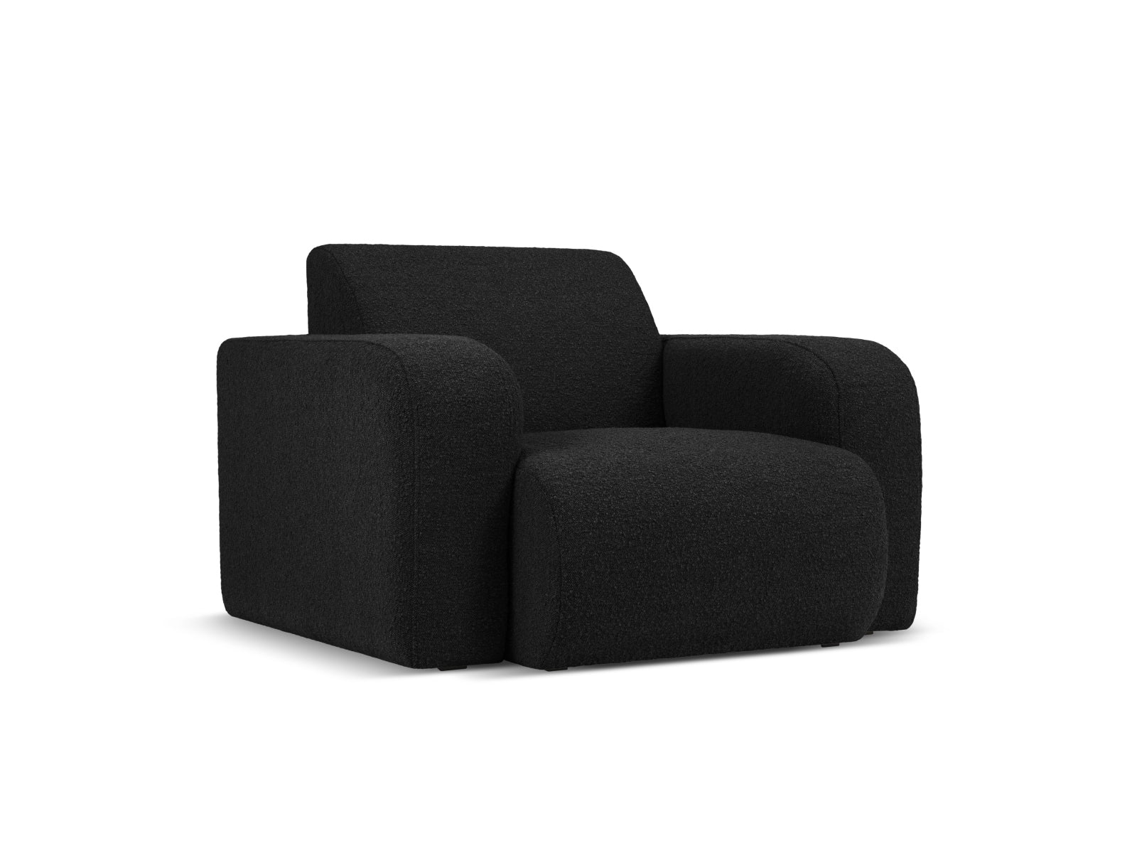 Eleganter Molino Boucle Sessel mit einem komfortablen Sitz, ideal für stilvolle Wohnräume. Hochwertige Verarbeitung von Micadoni.