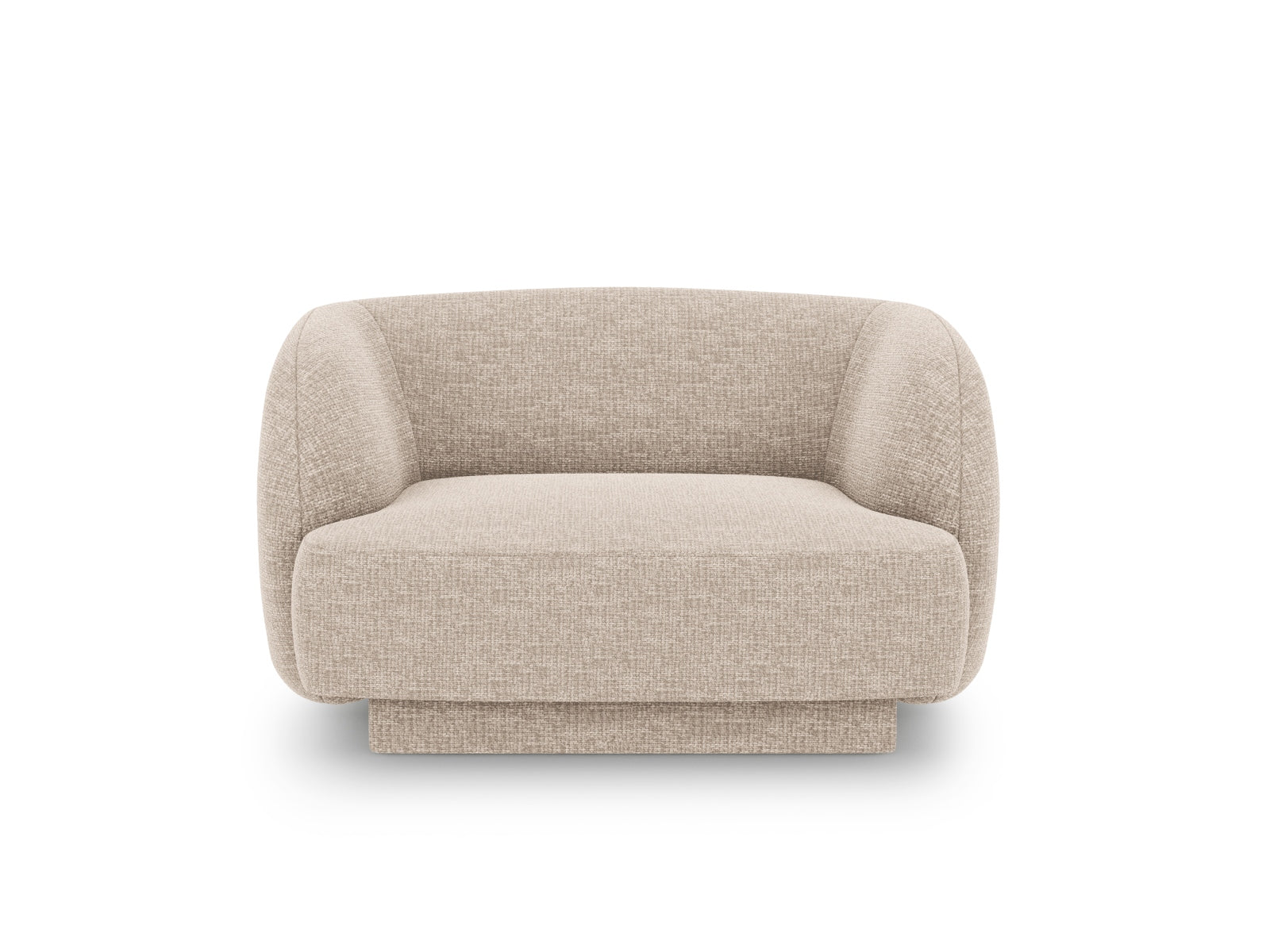 Miley Sessel 1 Sitz in Beige-Haga präsentiert im Onlineshop von KAQTU Design AG. Sessel ist von Micadoni