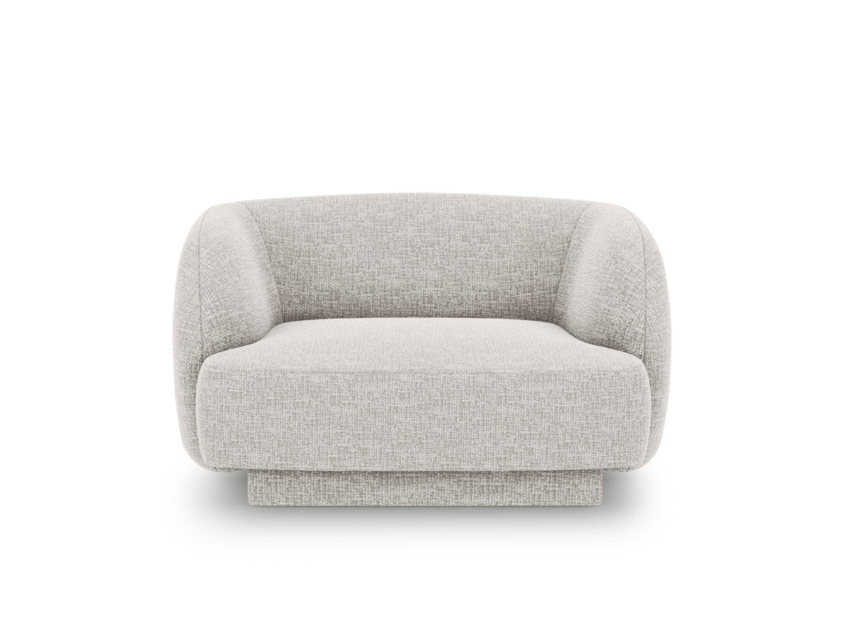 Miley Sessel 1 Sitz in Light Grey-Haga präsentiert im Onlineshop von KAQTU Design AG. Sessel ist von Micadoni