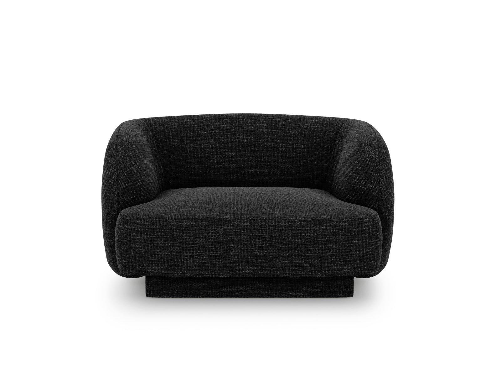 Miley Sessel 1 Sitz in Black-Haga präsentiert im Onlineshop von KAQTU Design AG. Sessel ist von Micadoni
