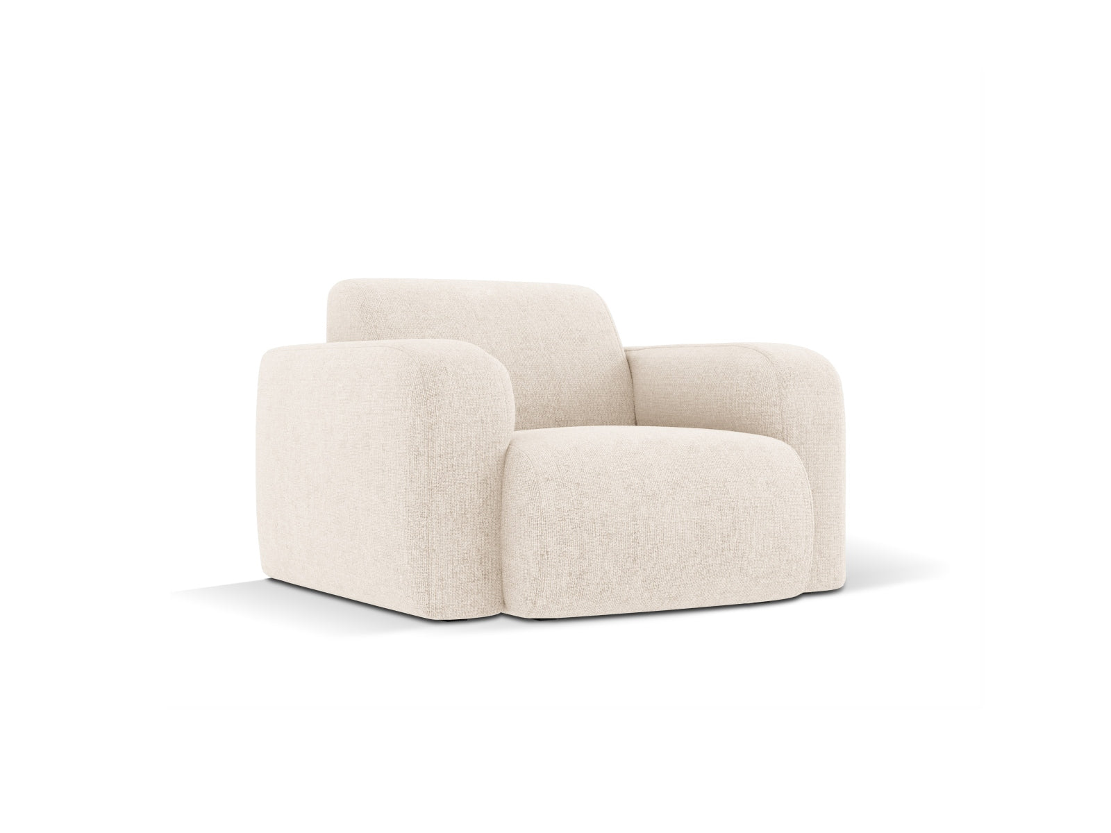 Erleben Sie den Molino Sessel 1 Sitz von Micadoni – ein eleganter, bequemer Sessel, der Ihr Zuhause stilvoll ergänzt und nachhaltig produziert ist.