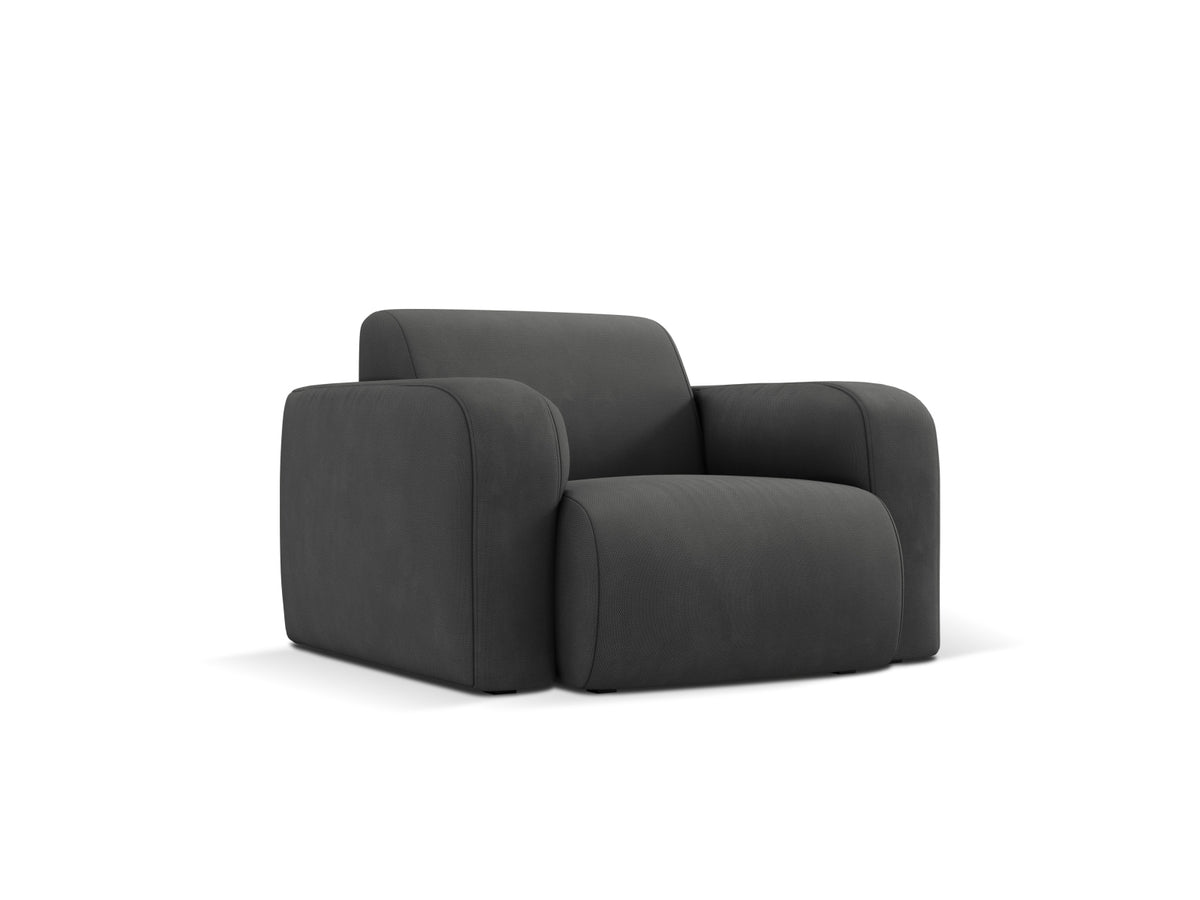 Molino Sessel 1 Sitz in Dark Grey-Rebel präsentiert im Onlineshop von KAQTU Design AG. Sessel ist von Micadoni