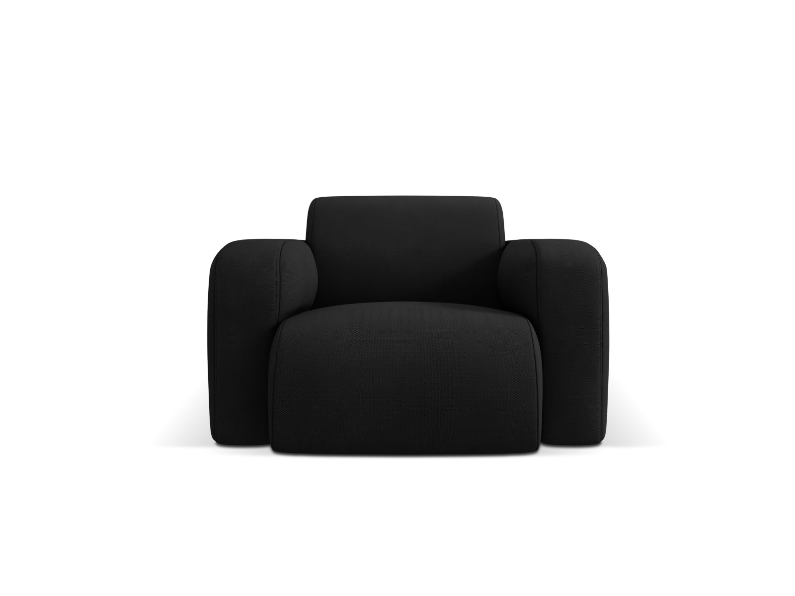 Molino Sessel 1 Sitz in Black-Rebel präsentiert im Onlineshop von KAQTU Design AG. Sessel ist von Micadoni