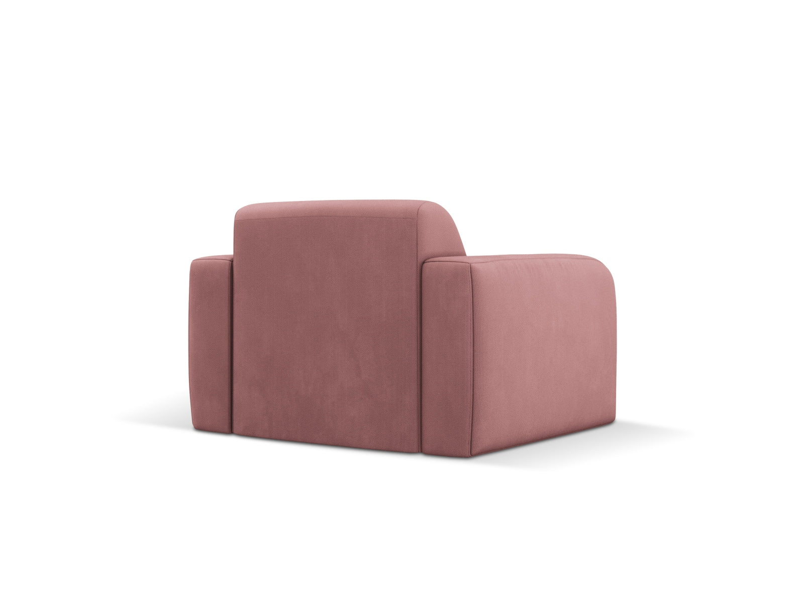 Stylischer Molino Sessel in lebhaftem Pink-Rebel von Micadoni, perfekt für trendbewusste Interiors. Hochwertige Verarbeitung und komfortable Sitzfläche.
