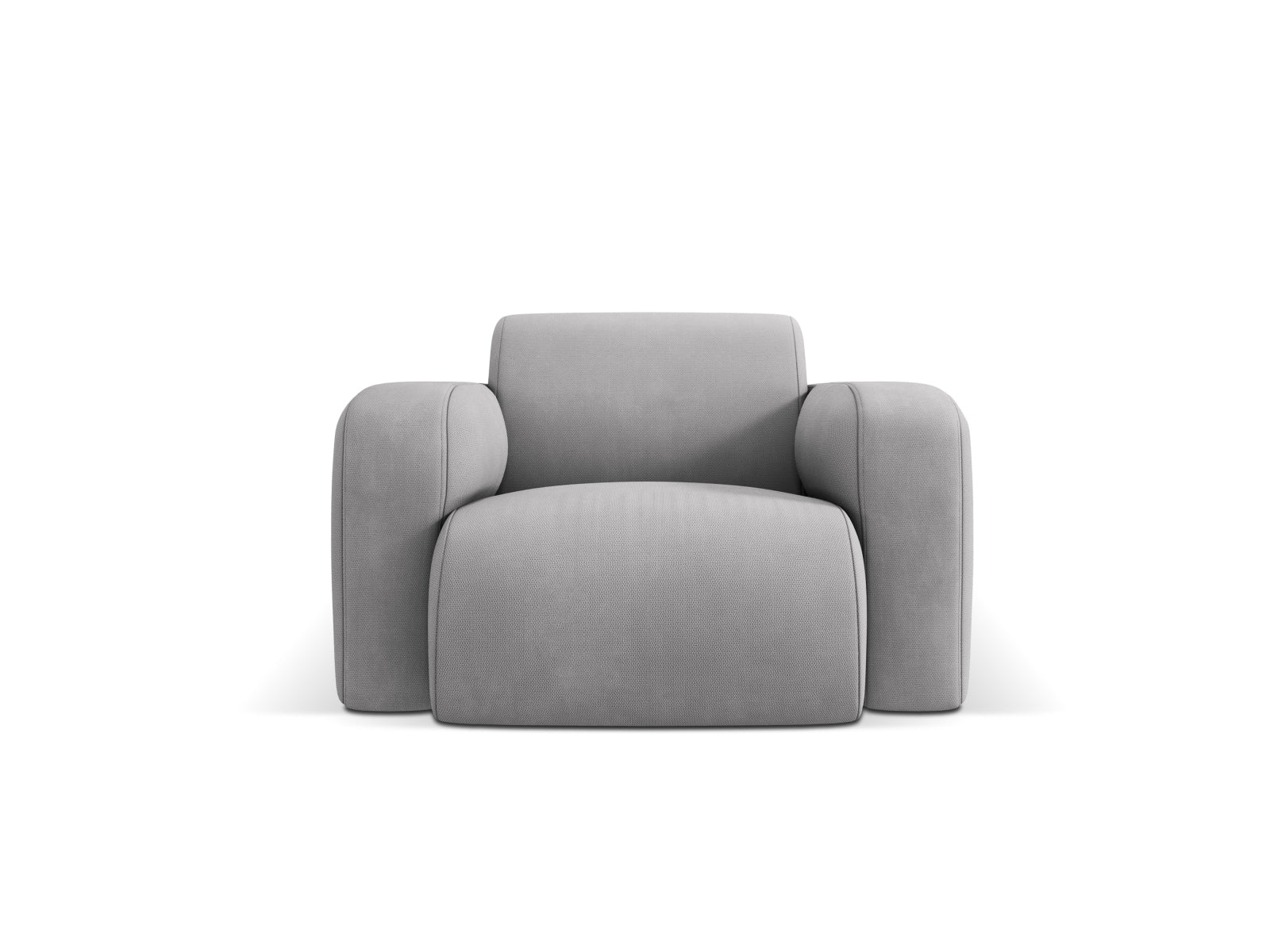 Molino Sessel 1 Sitz in Light Grey-Rebel präsentiert im Onlineshop von KAQTU Design AG. Sessel ist von Micadoni