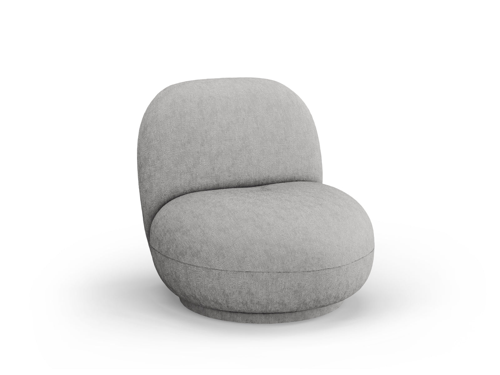 Eleganter Chuck Swivel Armchair 1 Sitzer von Micadoni in stilvollem Design, ideal für moderne Wohnräume und komfortables Sitzen.