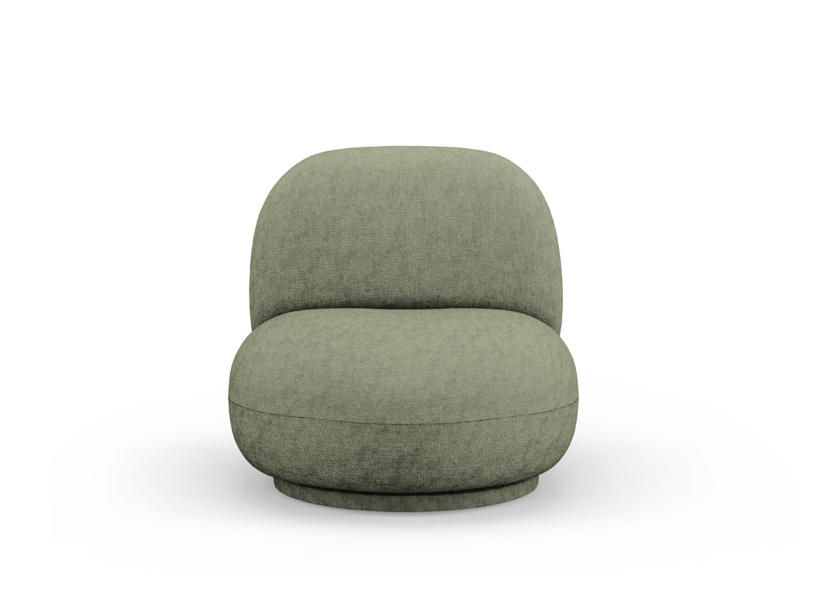 Chuck Swivel Armchair 1 Sitzer in Green-Perfect Harmony präsentiert im Onlineshop von KAQTU Design AG. Drehsessel ist von Micadoni