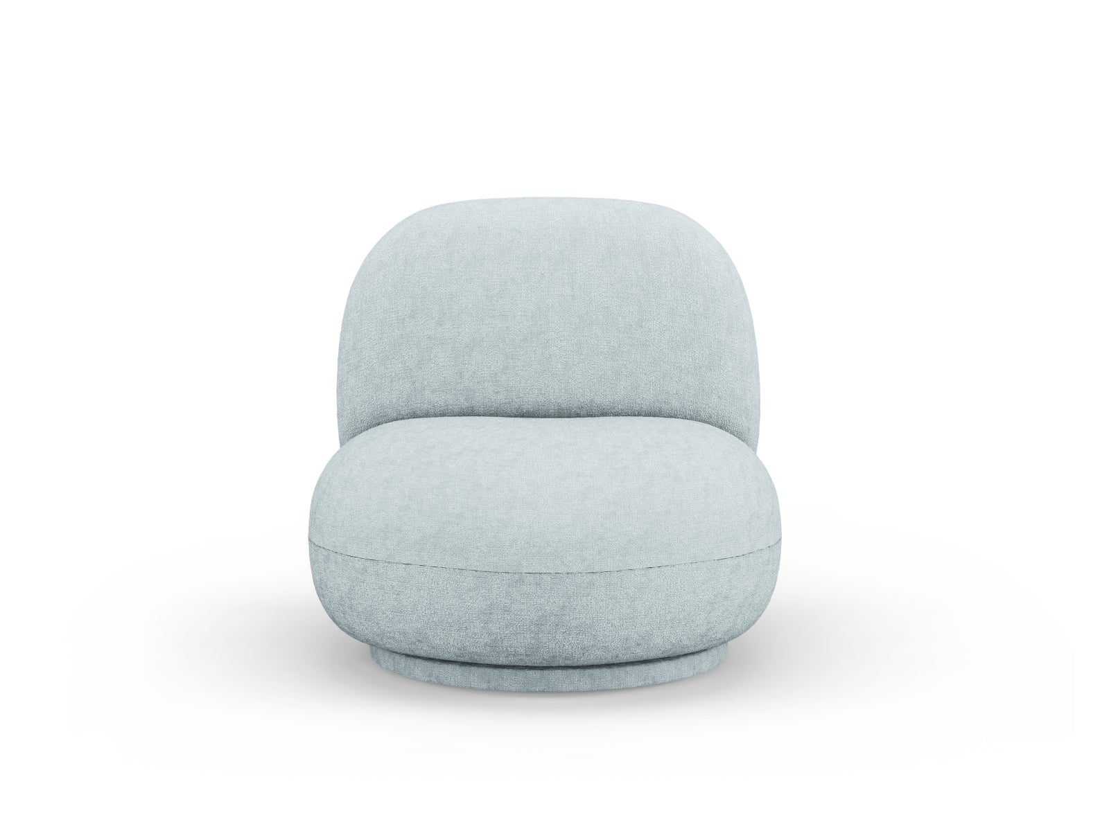 Chuck Swivel Armchair 1 Sitzer in Light Blue präsentiert im Onlineshop von KAQTU Design AG. Sessel ist von Micadoni