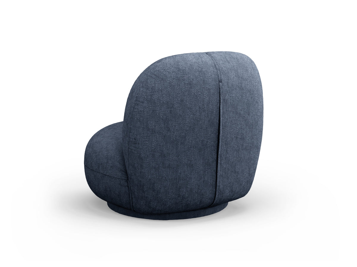 Chuck Swivel Armchair 1 Sitzer in Dark Blue-Perfect Harmony präsentiert im Onlineshop von KAQTU Design AG. Drehsessel ist von Micadoni