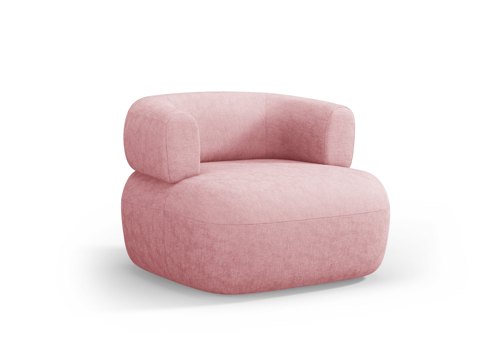 Stylischer Jenny Sessel in sanftem Pink, ideal für moderne Wohnräume. Hochwertige Verarbeitung von Micadoni, perfekt für entspannte Stunden.