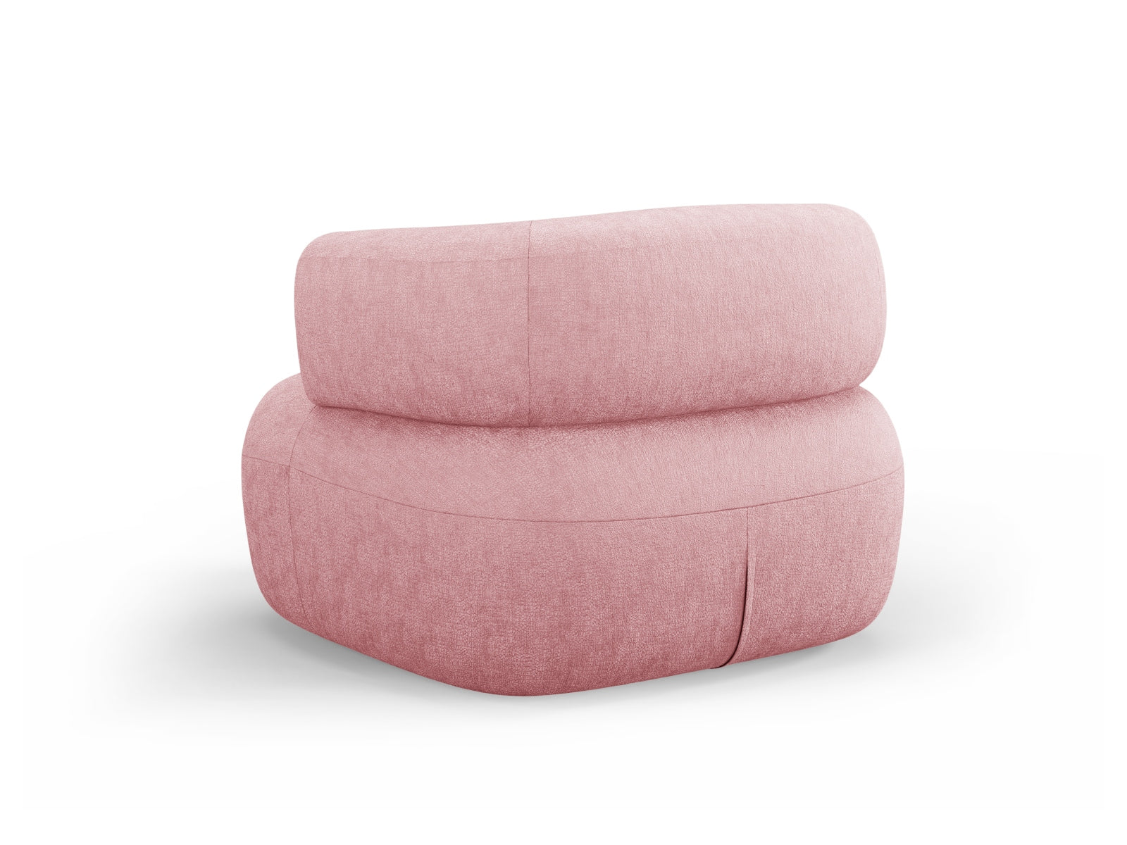 Eleganter Jenny Sessel in zartem Rosa, kombiniert Komfort und modernes Design. Ideal für stilvolle Akzente in jedem Raum.