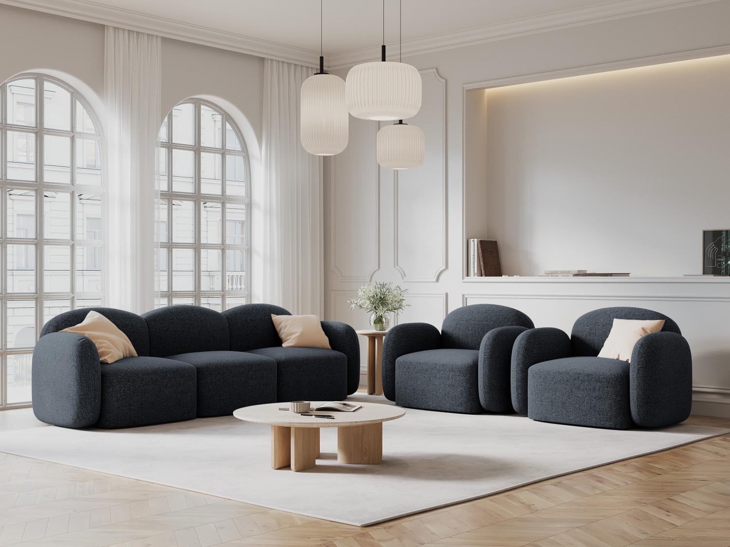 Entdecken Sie den eleganten Blair Sessel 1 Sitzer von Micadoni. Mit luxuriösem Velours und zeitgemässem Design wird er zum Highlight in jedem Raum.