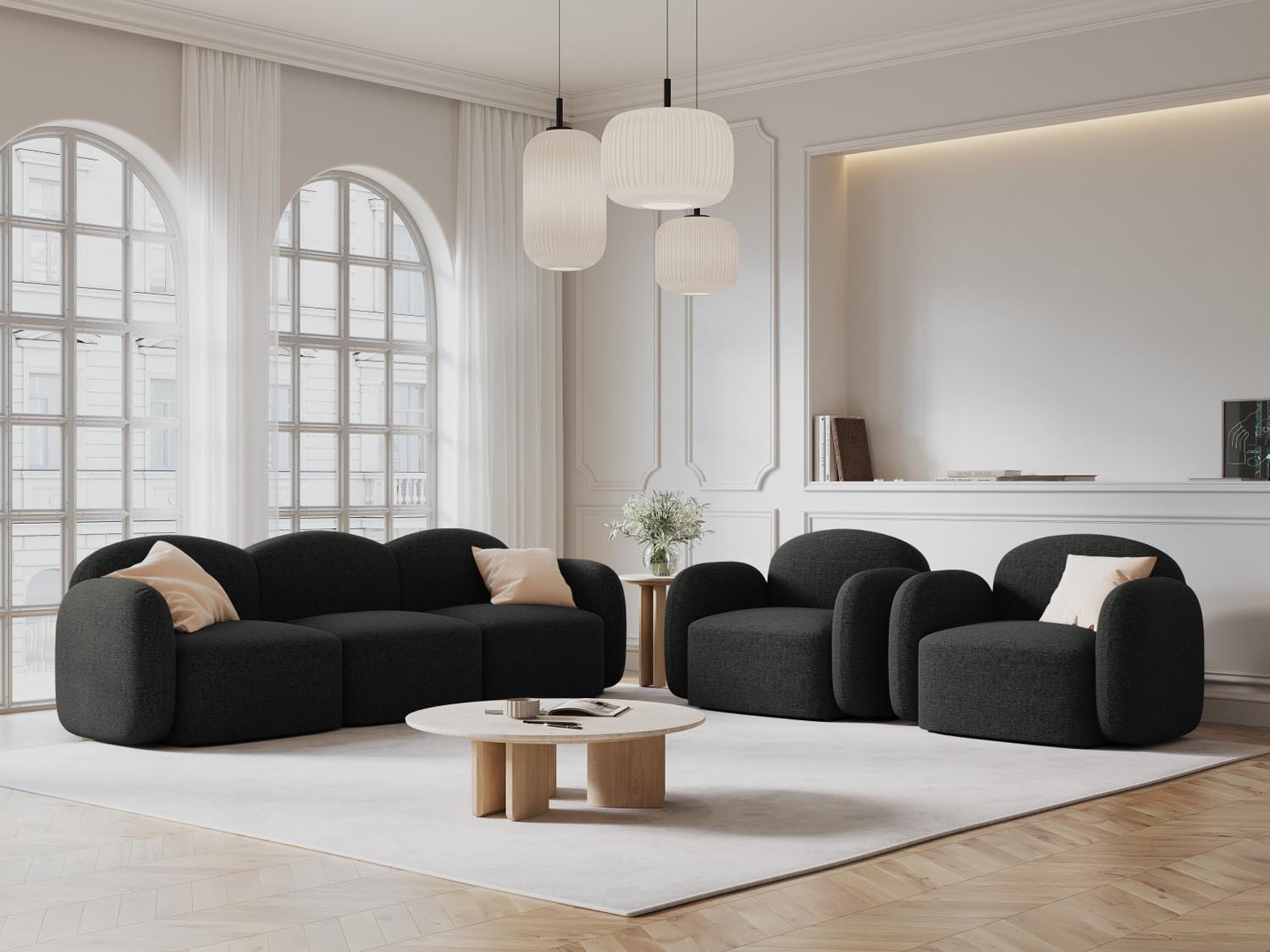 Erleben Sie den stilvollen Blair Sessel 1 Sitzer von Micadoni. Hochwertiger Velours und modernes Design machen ihn zum perfekten Blickfang für Ihr Zuhause.