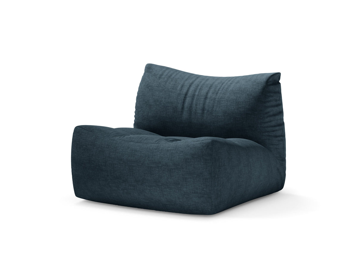 1-Sitzer Sessel Tove in Blue Jeans-Boston präsentiert im Onlineshop von KAQTU Design AG. Sessel ist von Micadoni