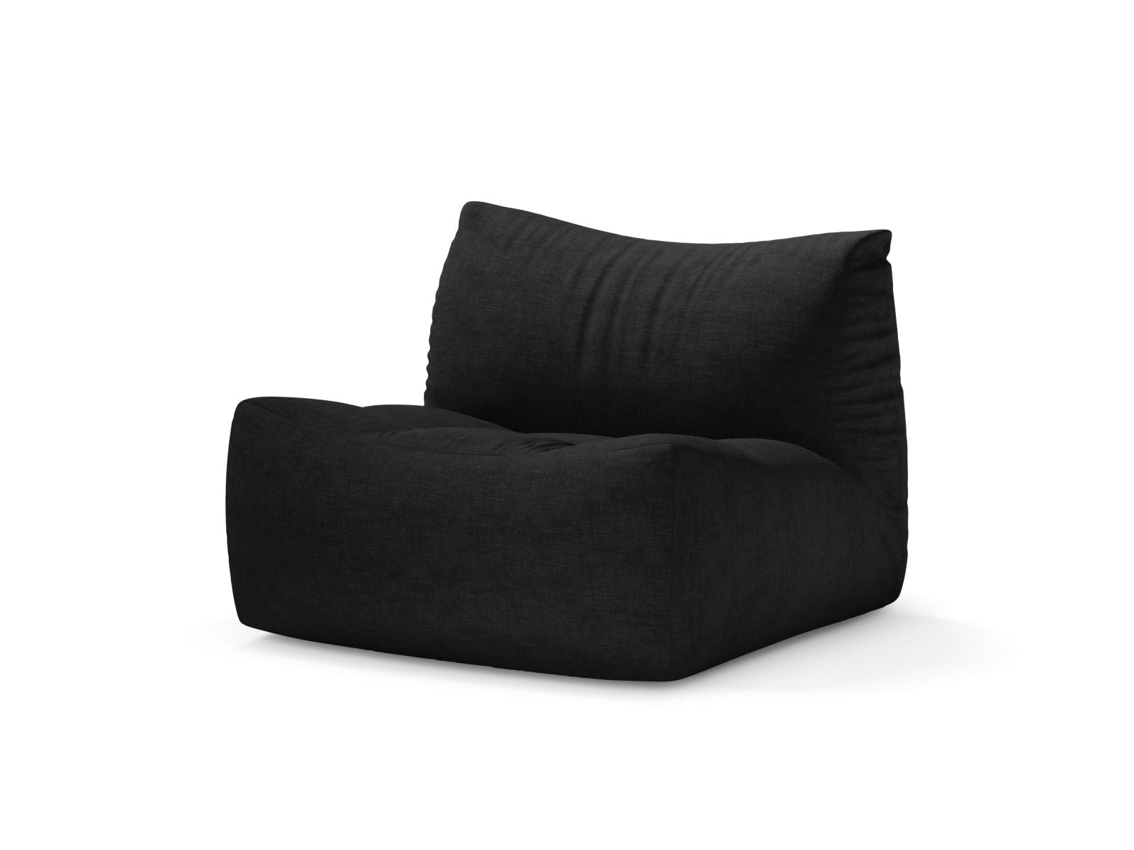 Eleganter 1-Sitzer Sessel Tove in stilvollem Schwarz, ideal für moderne Wohnräume, von Micadoni, präsentiert von KAQTU Design AG.
