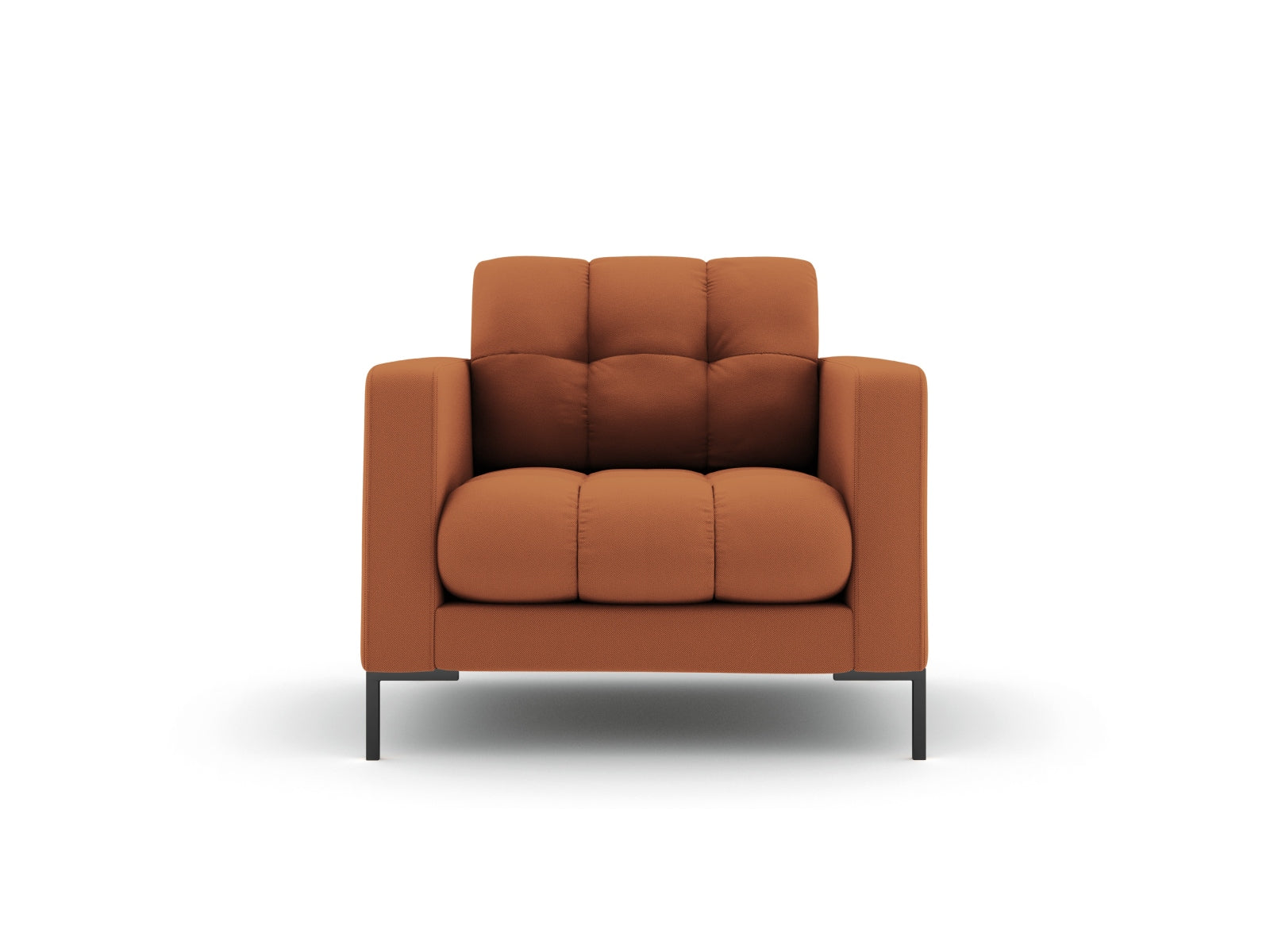 Mamaia Sessel 1 Sitz in Brick/Schwarz-Neve präsentiert im Onlineshop von KAQTU Design AG. Sessel ist von Micadoni