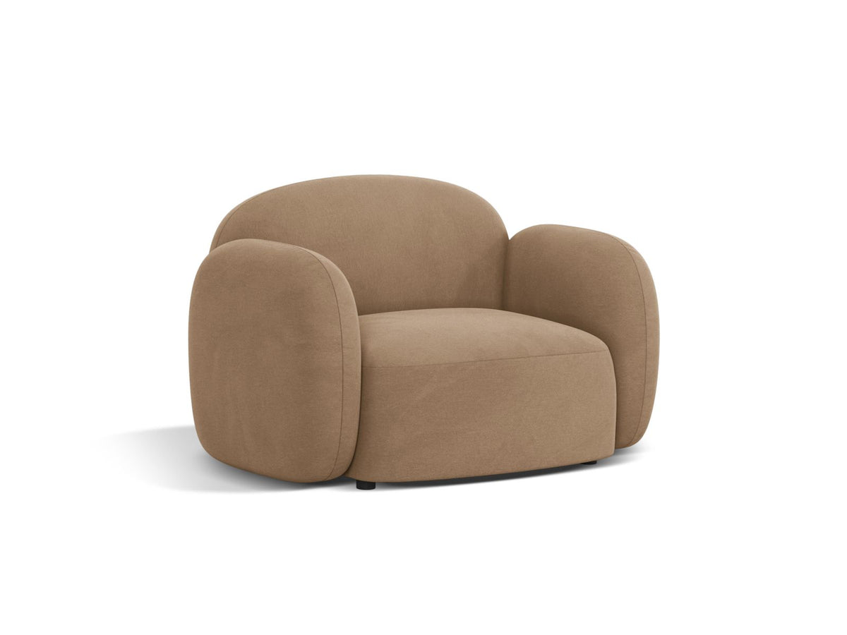 Blair Velour Armchair 1 Sitzer in Sand-Casino präsentiert im Onlineshop von KAQTU Design AG. Sessel ist von Micadoni