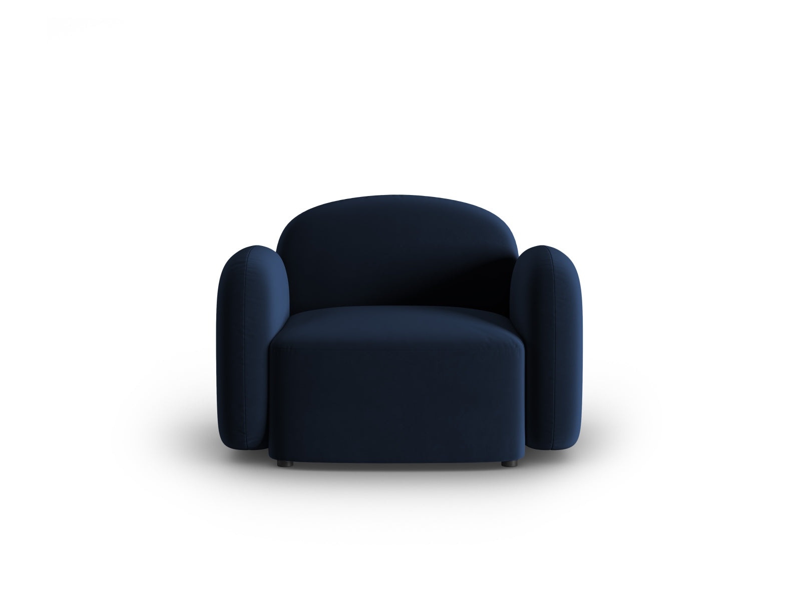 Stilvoller 1-Sitzer Velours-Sessel Blair von Micadoni, perfekt für moderne Wohnräume und entspannte Stunden.