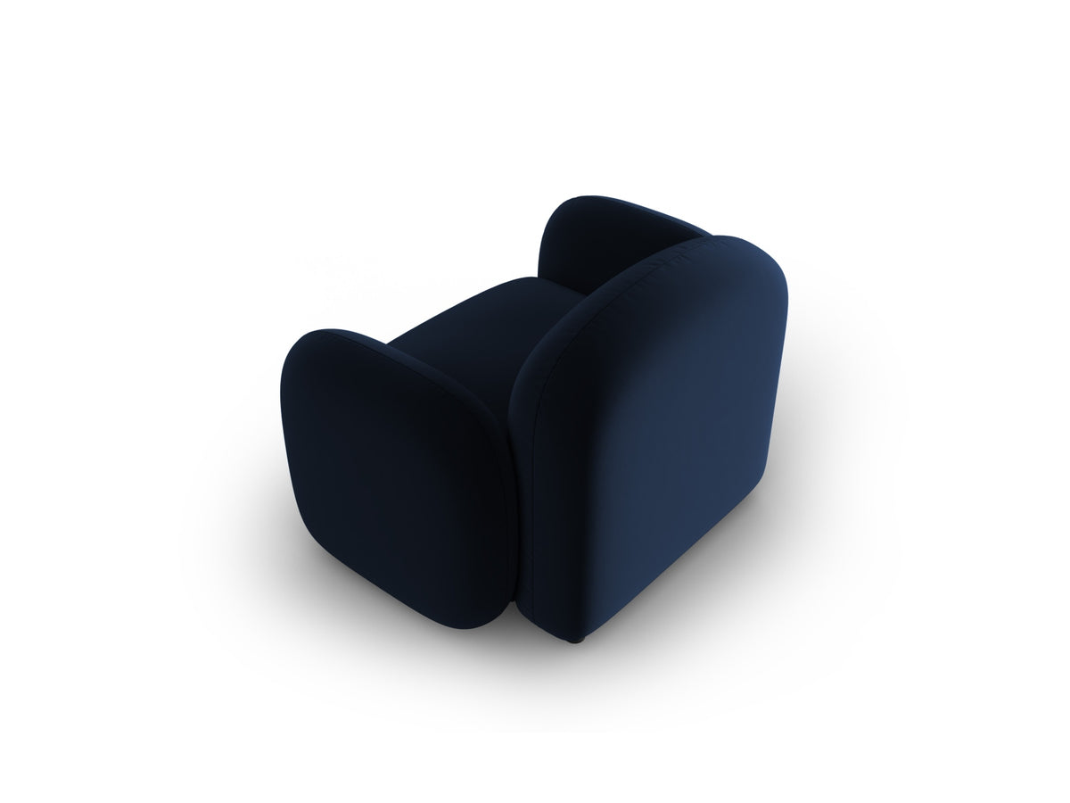 Blair Velour Armchair 1 Sitzer in Royal Blue-Casino präsentiert im Onlineshop von KAQTU Design AG. Sessel ist von Micadoni