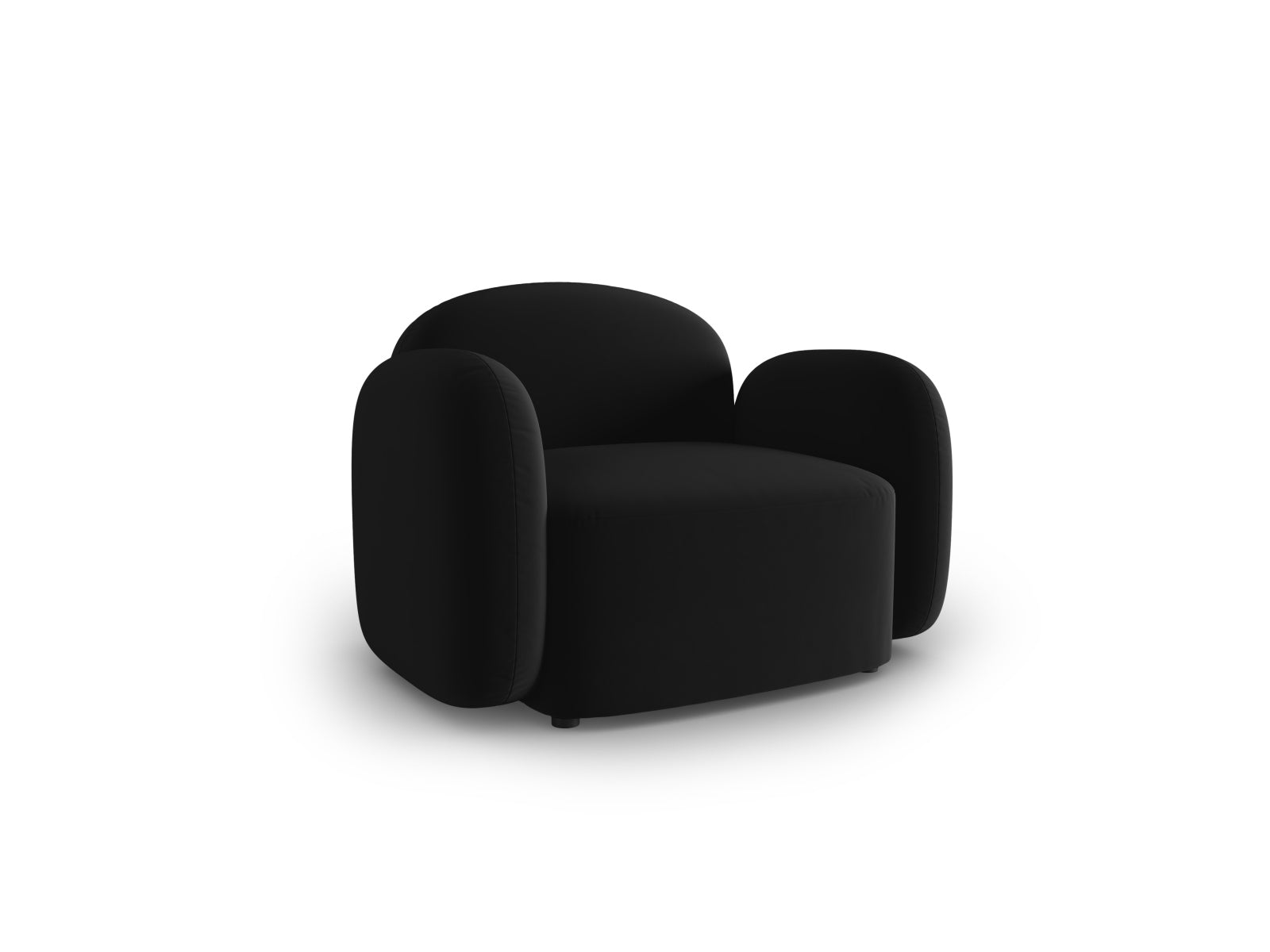 Erleben Sie den Blair Velour Armchair von Micadoni – ein stilvoller 1-Sitzer, der mit luxuriösem Velours und modernem Design Ihr Wohnambiente aufwertet.