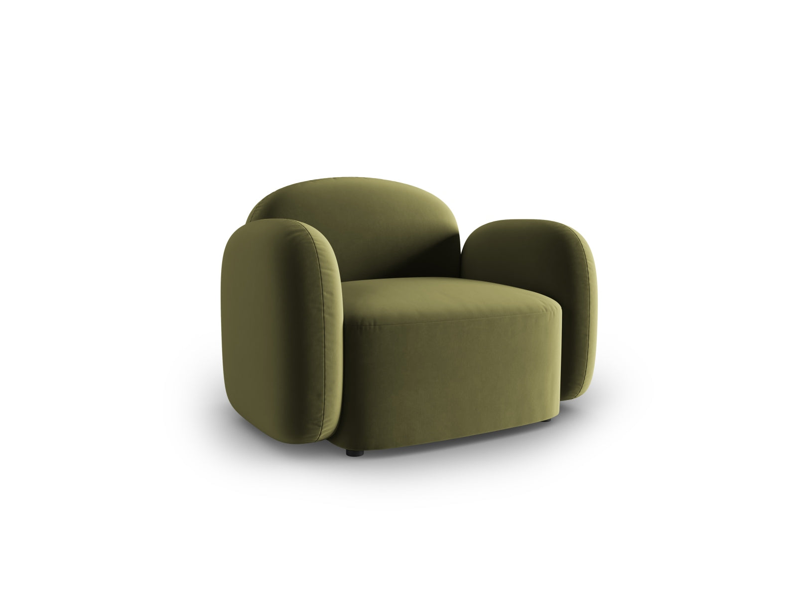 Erleben Sie den Blair Velour Armchair von Micadoni – ein stilvoller 1-Sitzer, der mit luxuriösem Velours und modernem Design Ihr Wohnambiente aufwertet.