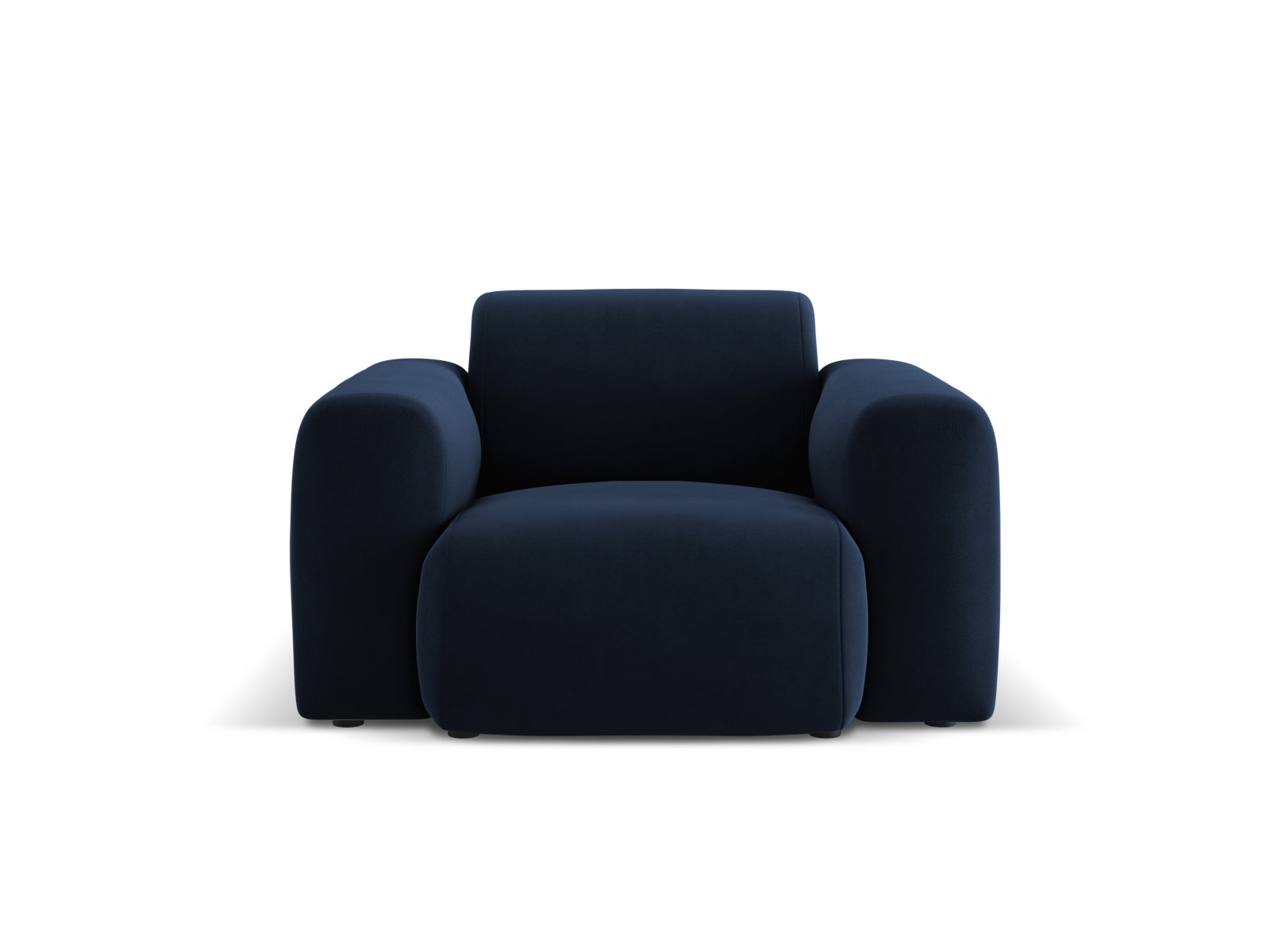 Molino Velour Armchair 1 Sitzer in Royal Blue präsentiert im Onlineshop von KAQTU Design AG. Sessel ist von Micadoni