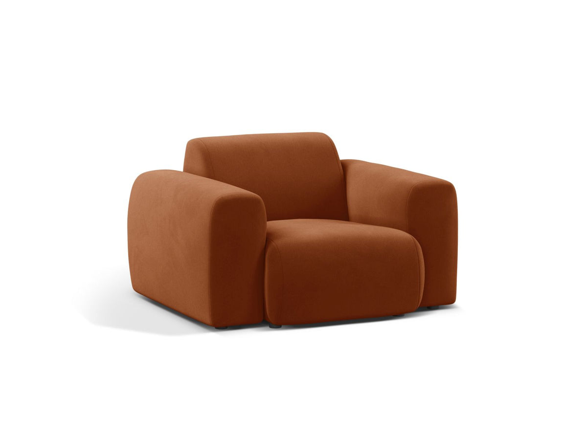 1-Sitzer Sessel Molino in Terracotta-Casino präsentiert im Onlineshop von KAQTU Design AG. Sessel ist von Micadoni