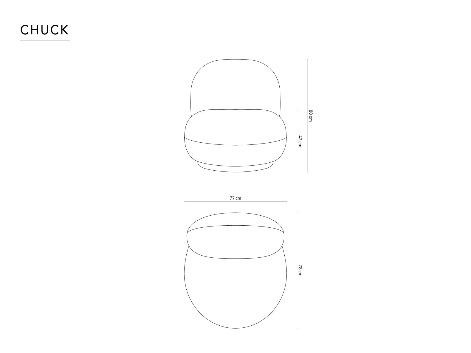 Erleben Sie den Chuck Swivel Boucle Armchair 1 Sitzer von Micadoni – eleganter Drehstuhl aus luxuriösem Boucle, ideal für Ihr modernes Zuhause.