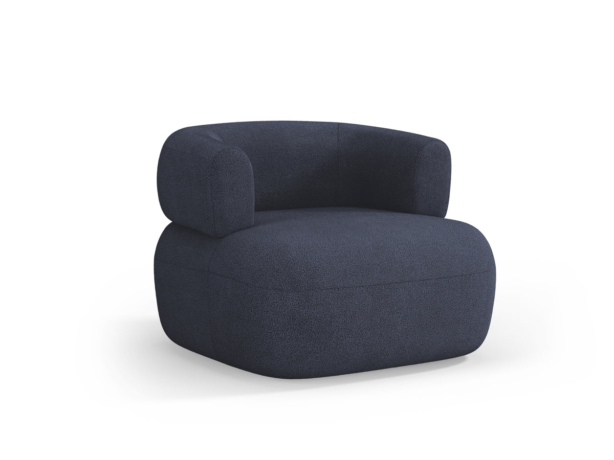 Jenny Sessel 1 Sitz in Dark Blue-Now or Never präsentiert im Onlineshop von KAQTU Design AG. Sessel ist von Micadoni