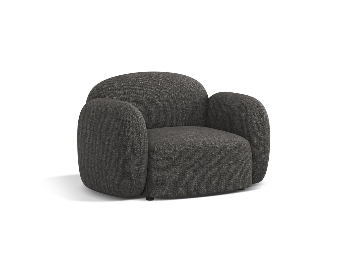 1-Sitzer Sessel Blair in Dark Grey-Eden präsentiert im Onlineshop von KAQTU Design AG. Sessel ist von Micadoni