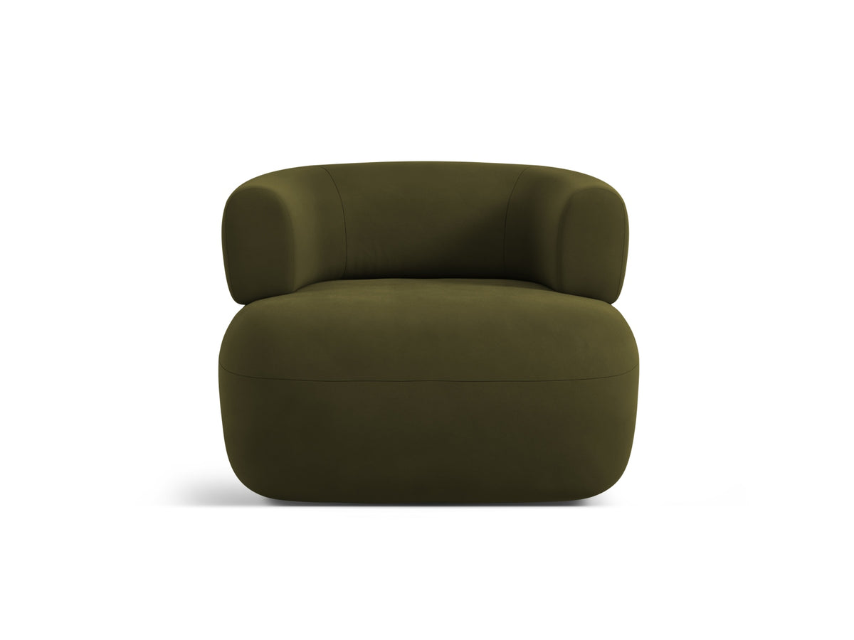 Jenny Velour Sessel 1 Sitz in Green-Salvador präsentiert im Onlineshop von KAQTU Design AG. Sessel ist von Micadoni