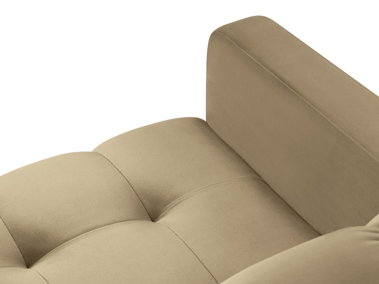 Erleben Sie den Mamaia Velour Sessel 1 Sitz von Micadoni – ein stilvolles Möbelstück, das Komfort und Eleganz in Ihr Zuhause bringt.