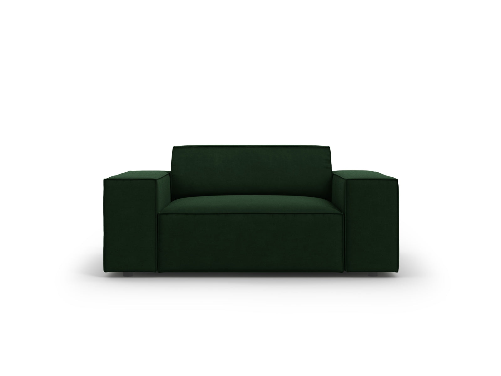 Jodie Velour Sessel 1 Sitz in Bottle Green-Bluvel präsentiert im Onlineshop von KAQTU Design AG. Sessel ist von Micadoni