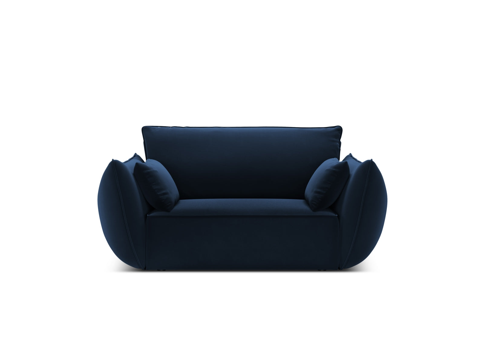 Kaelle Velour Sessel 1 Sitz in Royal Blue-Bluvel präsentiert im Onlineshop von KAQTU Design AG. Sessel ist von Micadoni