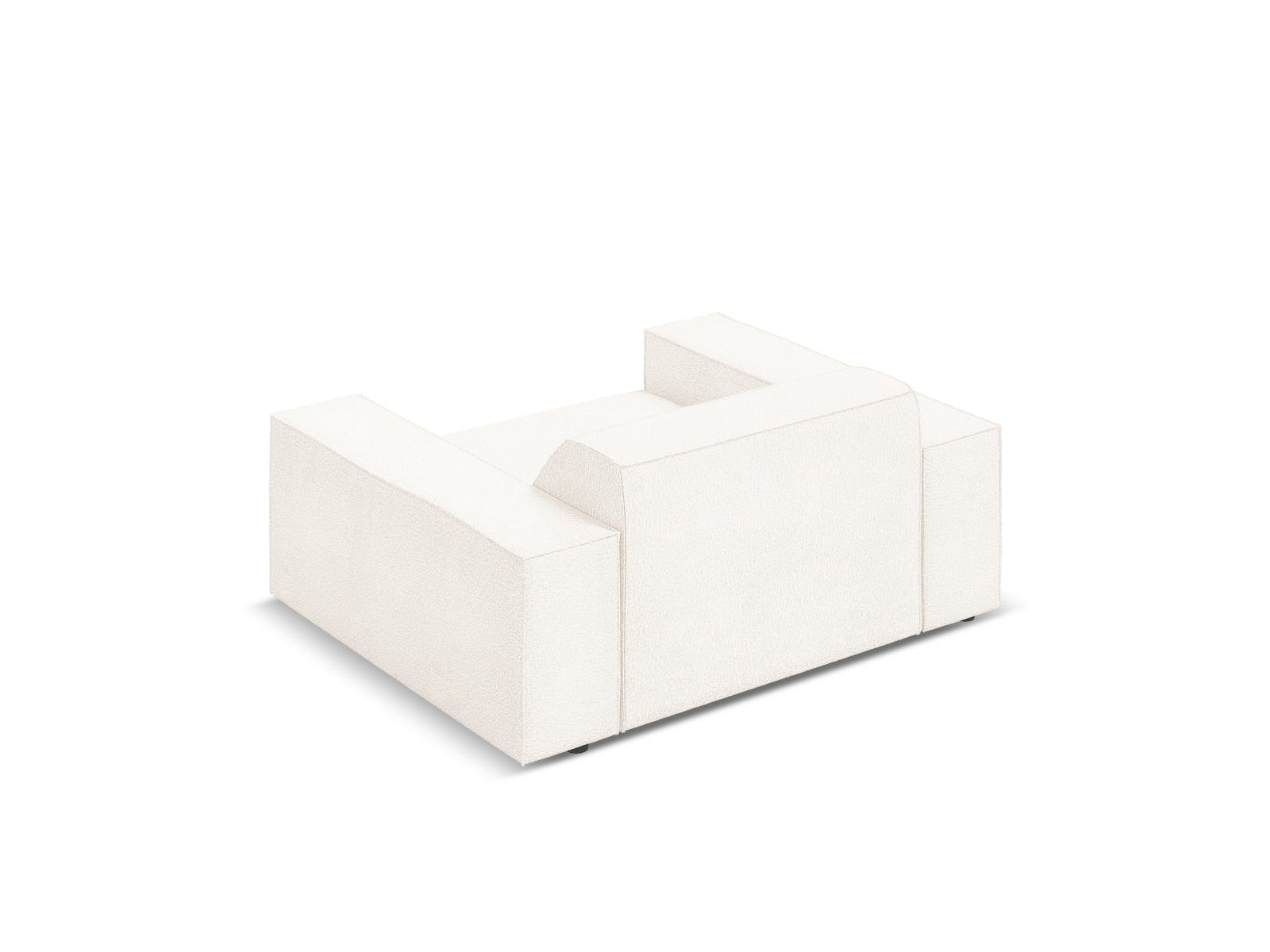 Entdecken Sie den Jodie Boucle Sessel 1 Sitz von Micadoni – ein eleganter Sessel, der Komfort und Stil in Ihr Zuhause bringt.