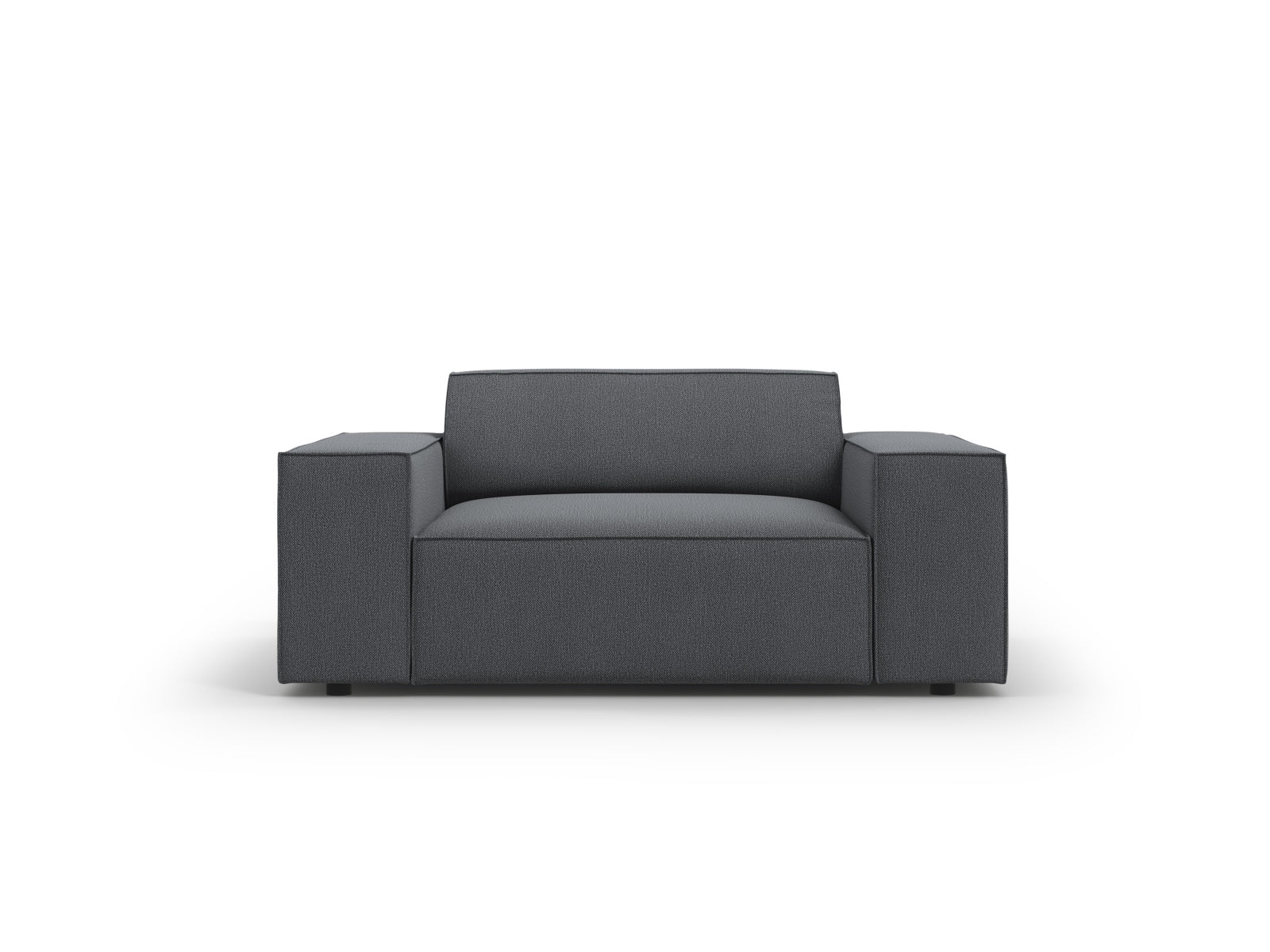 Jodie Sessel 1 Sitz in Dark Grey-Megan präsentiert im Onlineshop von KAQTU Design AG. Sessel ist von Micadoni