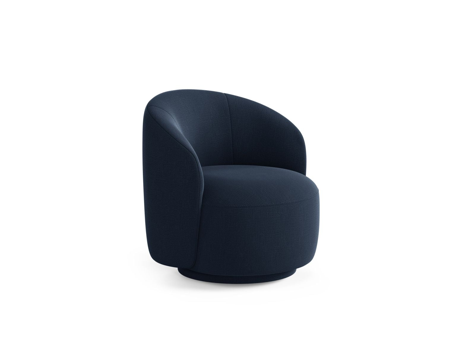 Eleganter Drehsessel Letizia in Royal Blue von Micadoni, ideal für stilvolle Wohnräume und komfortable Sitzgelegenheiten.