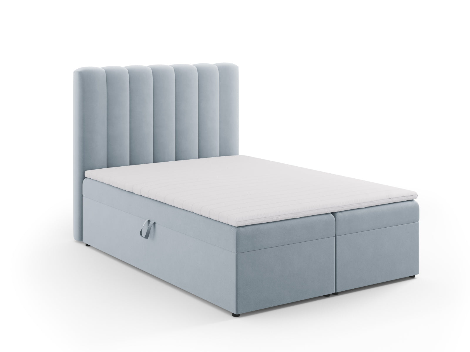 Erleben Sie das Kelp Boxspring Bett Set von Micadoni – ein harmonisches Ensemble aus Kopfteil, Boxspring und Matratze für höchsten Schlafkomfort.