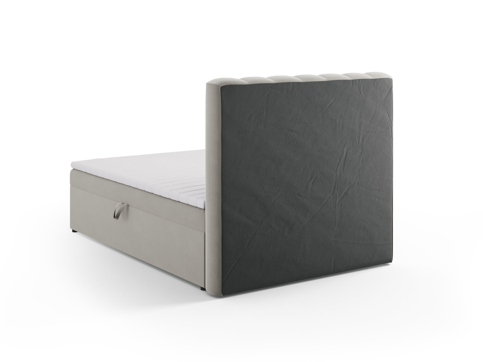 Erleben Sie ultimativen Schlafkomfort mit dem Kelp Boxspring Bett Set von Micadoni: elegantes Kopfteil, robuste Boxspring und luxuriöse Matratze mit Topper.
