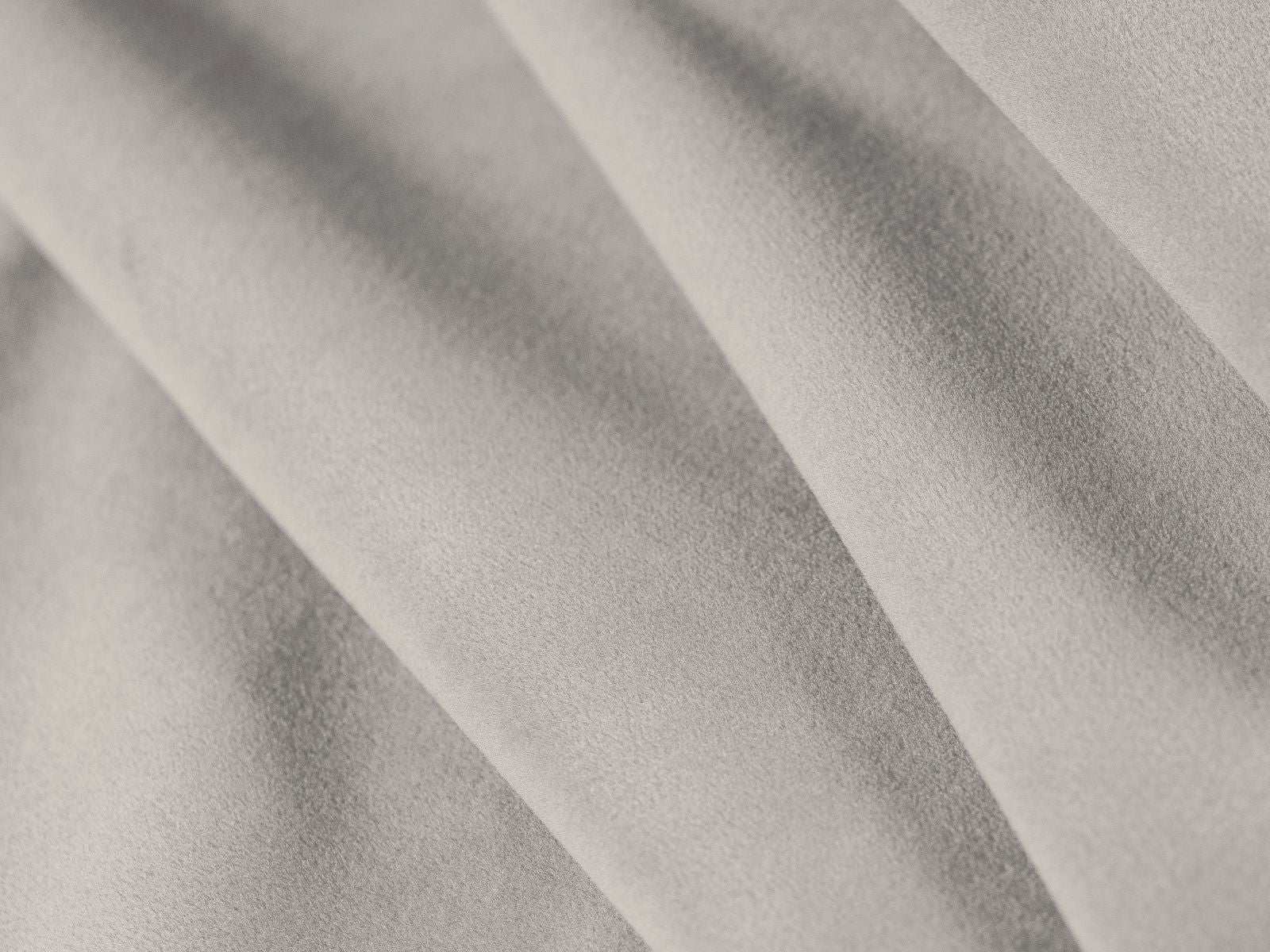 Stilvolles Linea Bett mit 160 cm hohem Kopfteil in Light Grey-Magic Velvet, perfekt für zeitgemäße und einladende Schlafräume.
