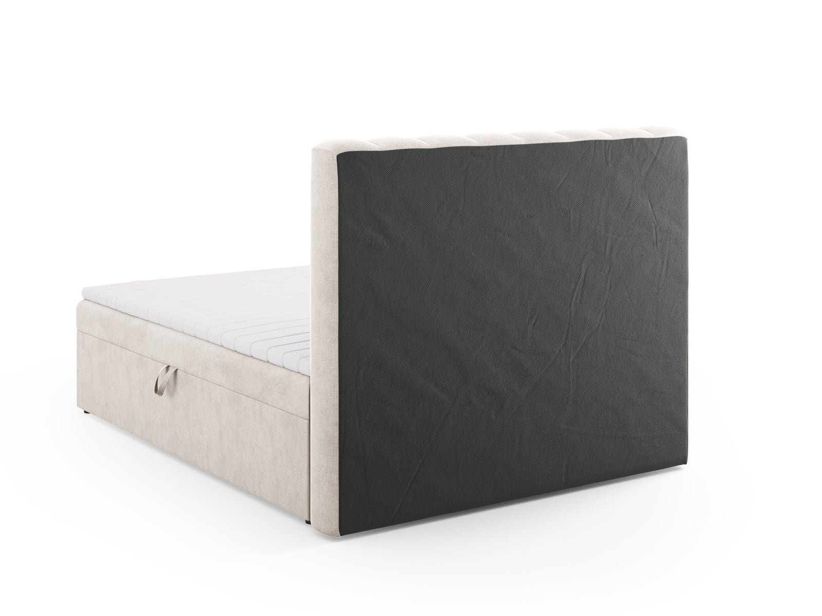 Erleben Sie ultimativen Schlafkomfort mit dem Kelp Boxspring Bett Set von Micadoni: elegantes Kopfteil, robuste Boxspring und luxuriöse Matratze mit Topper.