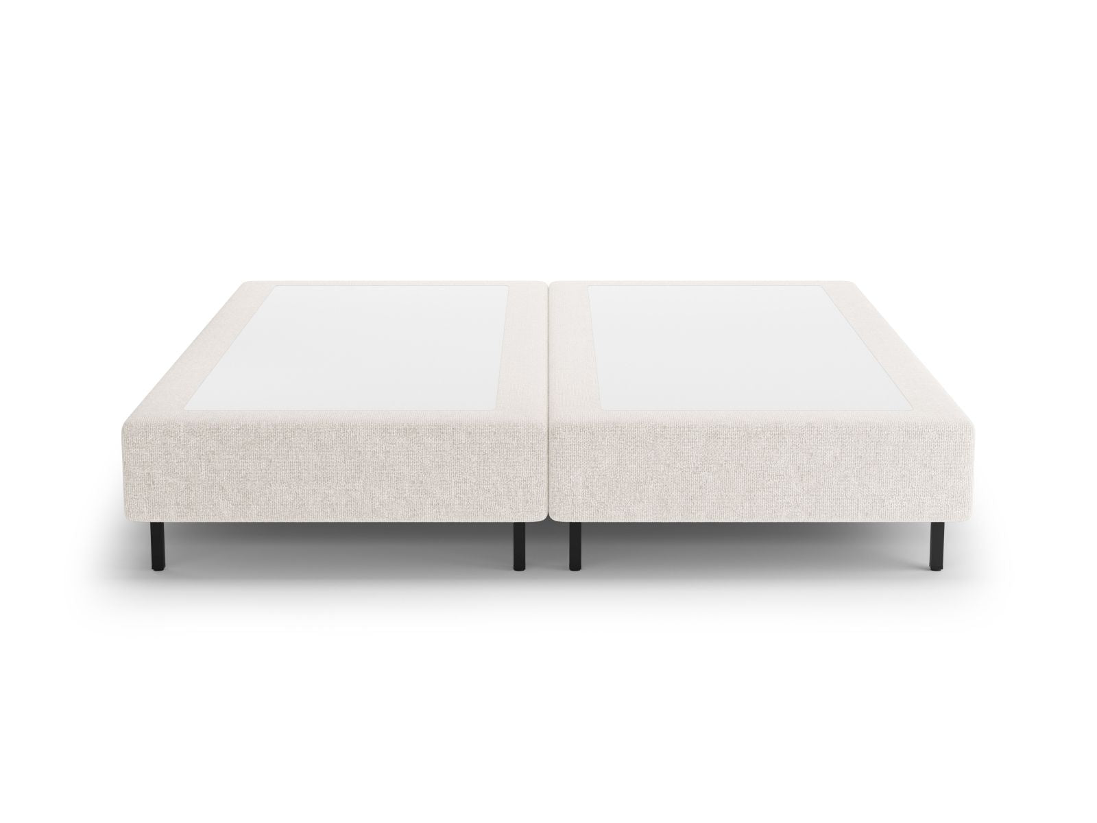 Elegantes Bettgestell Whale in sanftem Light Beige, ideal für stilvolle Schlafzimmer, erhältlich bei KAQTU Design AG.