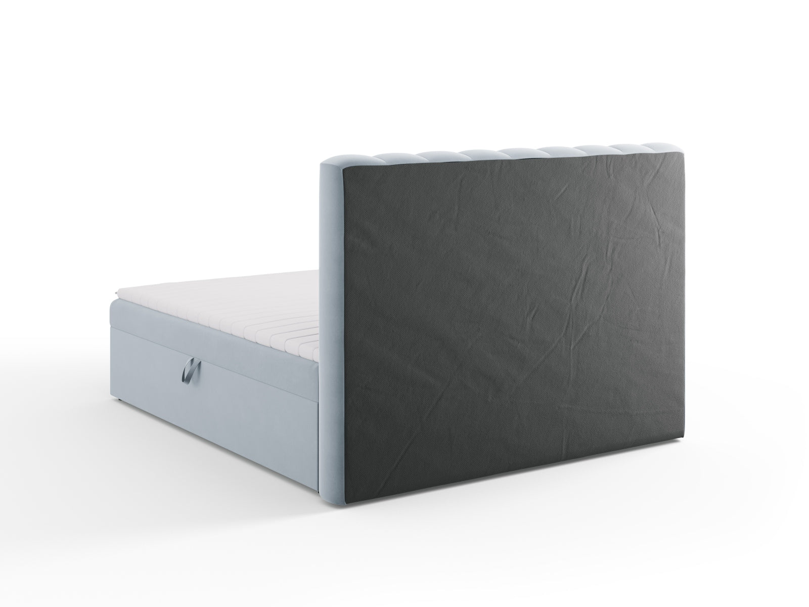 Entdecken Sie das Kelp Boxspring Bett Set von Micadoni: stilvolles Kopfteil, stabile Boxspring und hochwertige Matratze mit Topper für erholsamen Schlaf.