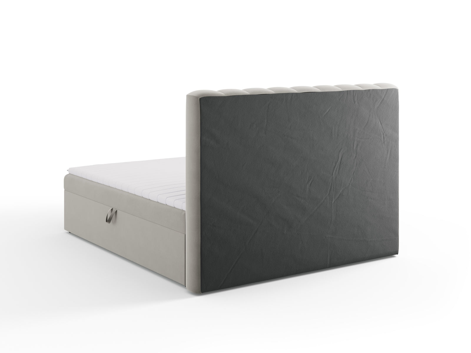 Erleben Sie ultimativen Schlafkomfort mit dem Kelp Boxspring Bett Set von Micadoni: elegantes Kopfteil, robuste Boxspring und luxuriöse Matratze mit Topper.