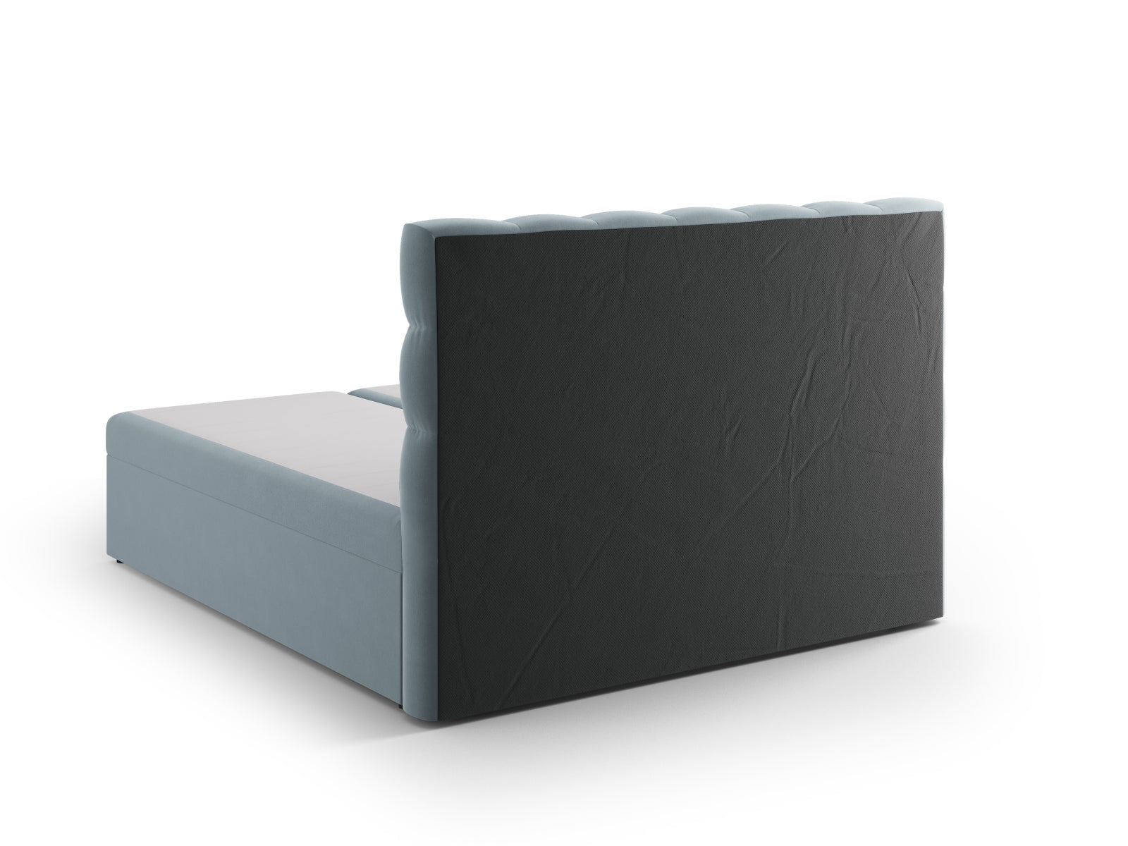 Luxuriöses Mamaia Boxspringbett-Set in neutralen Farben, inklusive Kopfteil, Boxspringmatratze und Topper, perfekt für modernen Komfort.